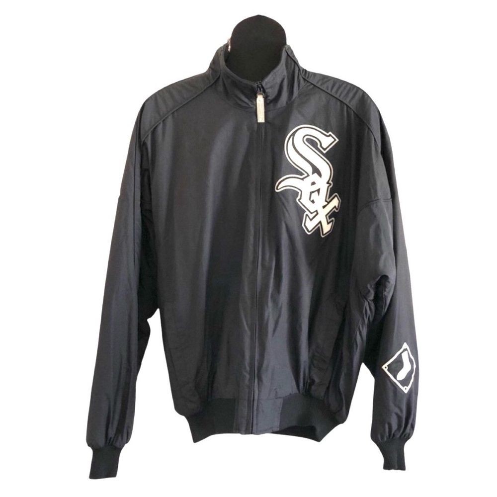 CHICAGO WHITE SOX Majestic Authentic Vintage Collection FullZip Dugout Jacket L